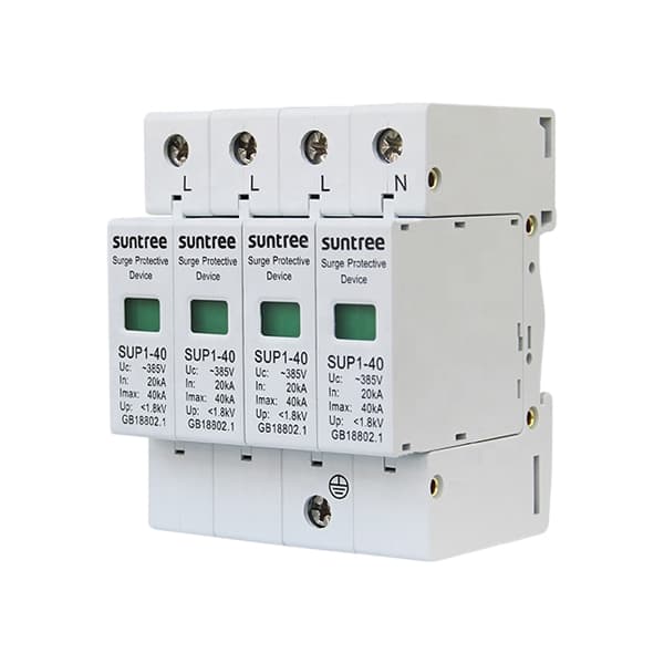 Suntree Surge Protective Device/OVR AC, 40ka, 415Vac, 4-pole