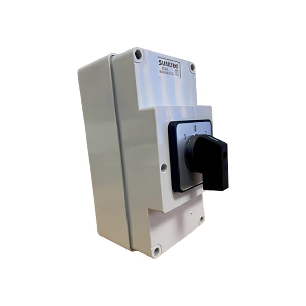 Suntree Change Over Switch 63amp, 3-pole, IP65 rated