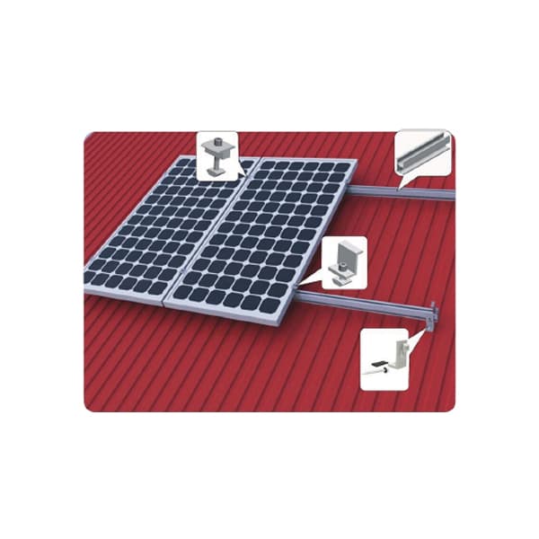 Aluminium Structure Kit for 4 Solar Panels