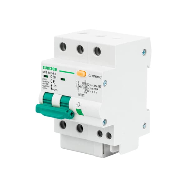 Suntree RCD/ELCB 63amp, 415Vac, 3-phase Circuit Breaker