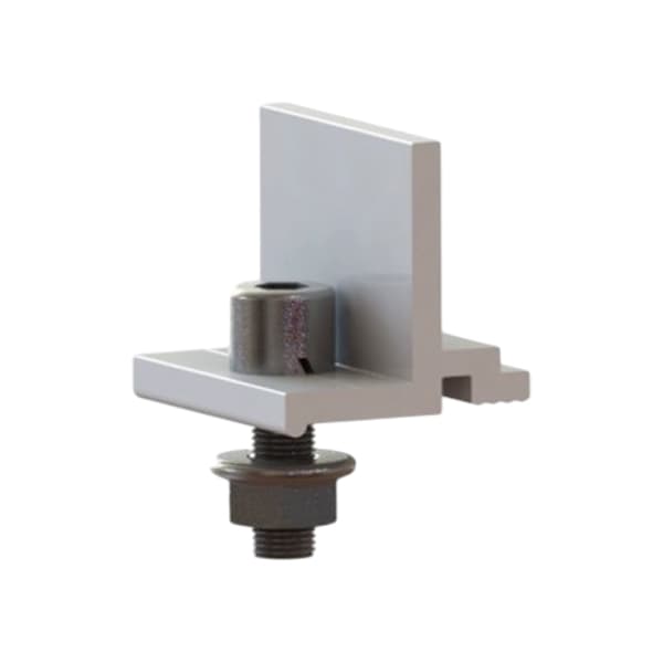 Aluminium Rail Clamp Solar Mounting Structure